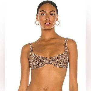 Indah Midori Bikini Top in Jaguar